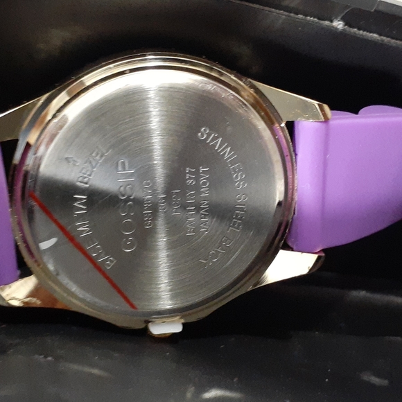 GOSSIP PURPLE SILICONE STRAP WATCH - Picture 7 of 7